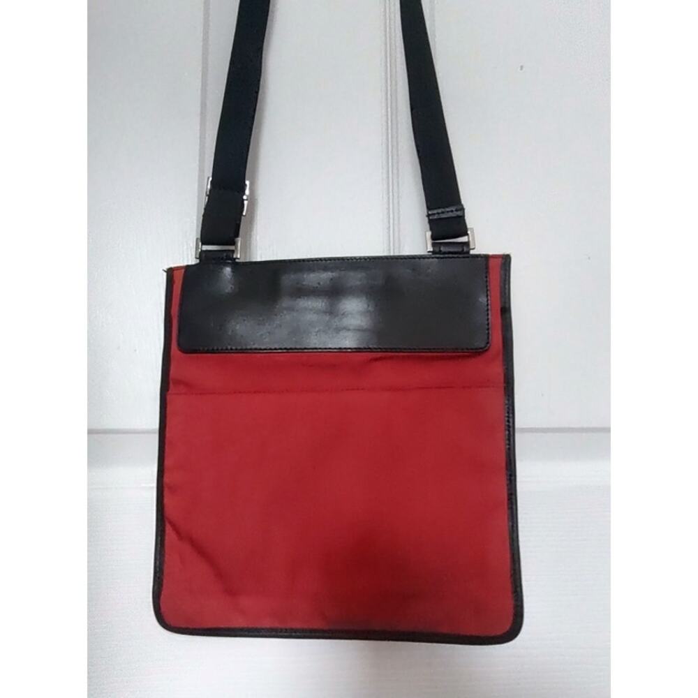 Gucci vintage canvas leather crossbody messenger bag EUC - Picture 4 of 8